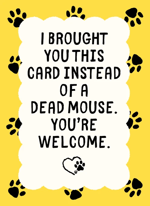 Instead of a Dead Mouse