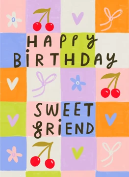 Happy Birthday Sweet Friend
