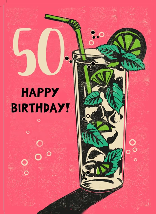 50 Happy Birthday Cocktail