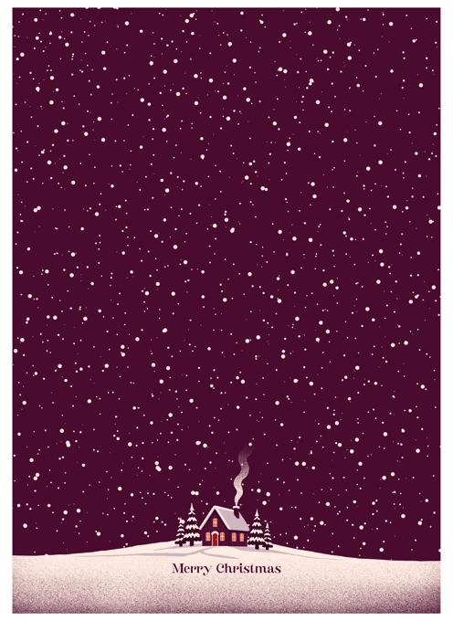 Merry Christmas in the Snow