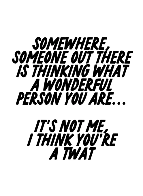Someone Thinks You're Wonderful