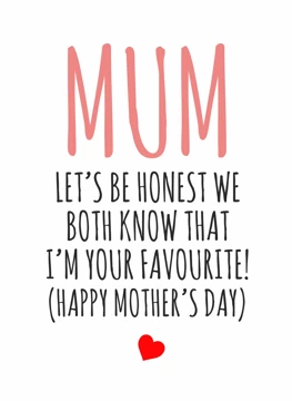 Mum: I'm Your Favourite