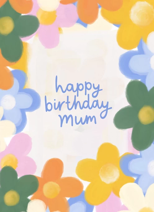Bright Floral Mum