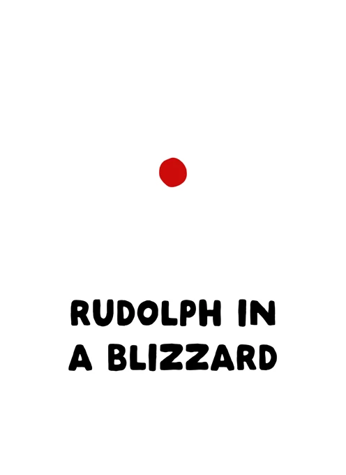 Rudolph in a Blizzard