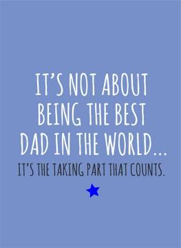 It’s the Taking Part That Counts