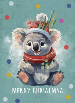 Merry Christmas Koala