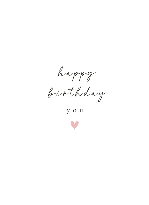 Happy Birthday You