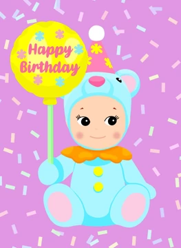 Happy Birthday - Sonny Angel