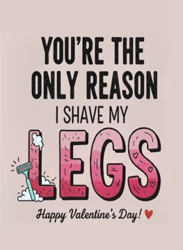 The Only Reason I Shave My Legs