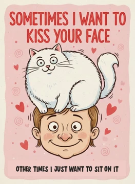 Sometimes I Want to Kiss Your Face
