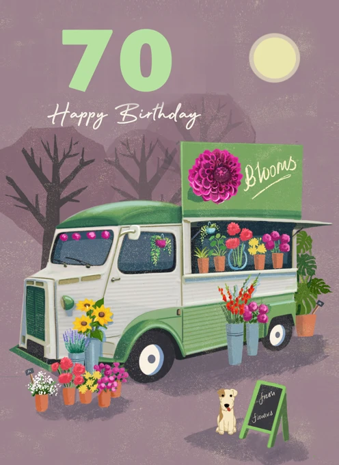 70th Birthday Blooms