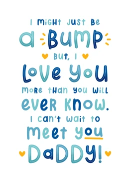 I Might Just Be a Bump