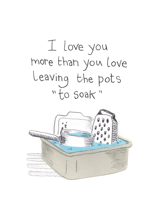 Leaving the Pots to "Soak"