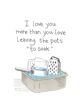 Leaving the Pots to "Soak"