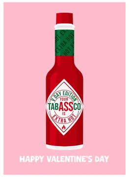 Tabassco Extra Hot Valentine's Day