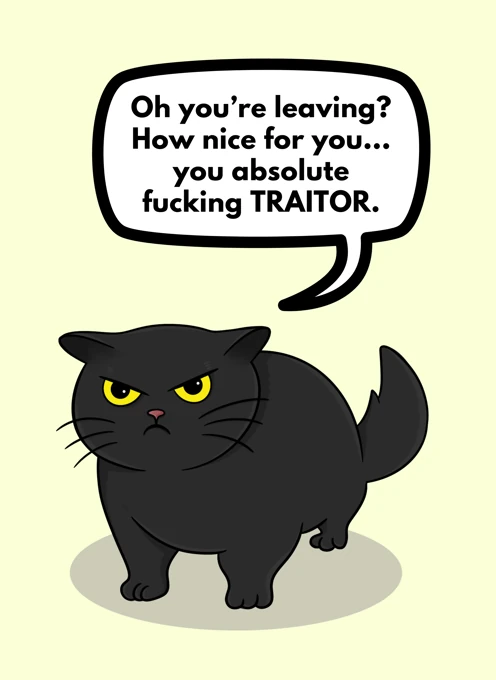 How nice for you... you absolute TRAITOR