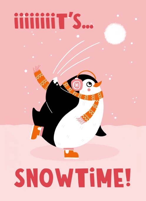 It's Snowtime Penguin