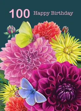 100 Happy Birthday Flowers