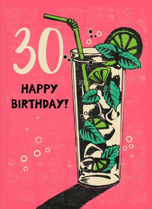 30 Happy Birthday! Cocktail