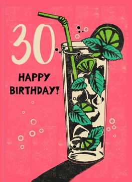 30 Happy Birthday! Cocktail