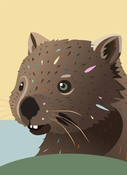 Steady & True | Wombat Card