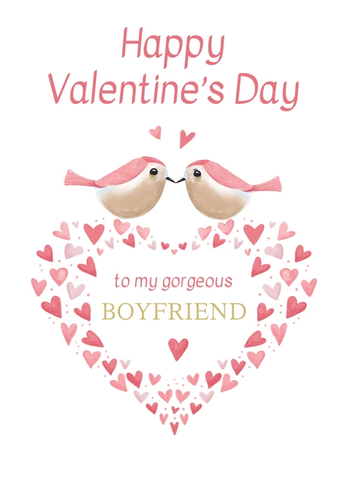 Happy Valentine's Day - To My Gorgeous Boyfriend