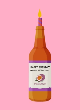 Happy Birthday Premium Birthday Cider