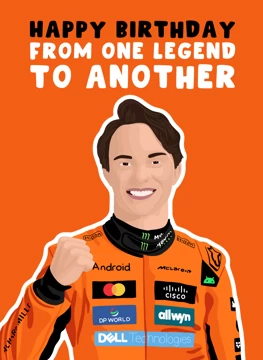 From One Legend to Another - Oscar Piastri