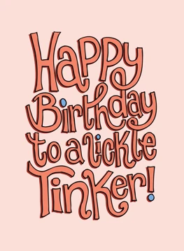 Happy Birthday Tinker!
