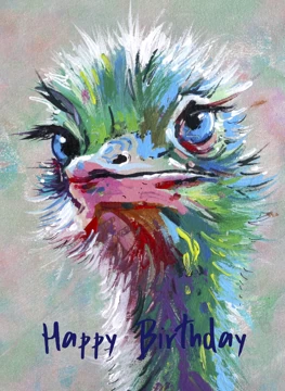 Happy Birthday - Cute Emu