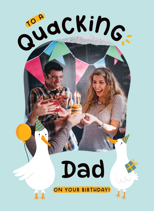 To a Quacking Birthday - Blue