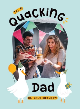 To a Quacking Birthday - Blue