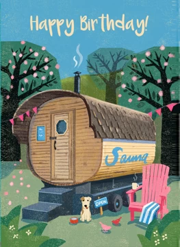 Happy Birthday Sauna