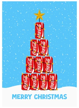 Merry Christmas Coca-Cola Tree
