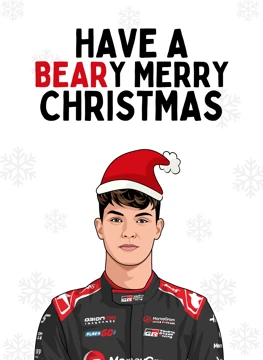 Have a Beary Merry Christmas - Oliver Bearman