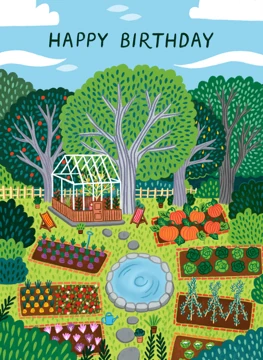Happy Birthday - Vegetable Garden