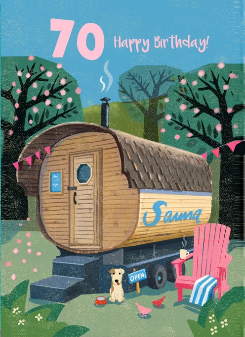 70 Happy Birthday Sauna Retreat