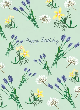 Happy Birthday Wildflower Bloom