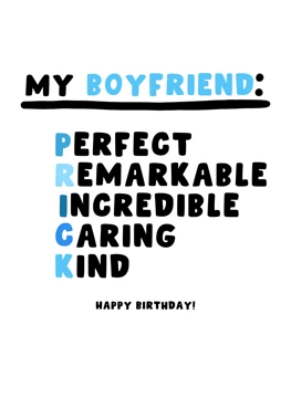 My Boyfriend - PRICK