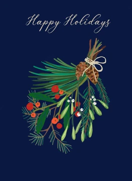 Happy Holidays Winter Bouquet