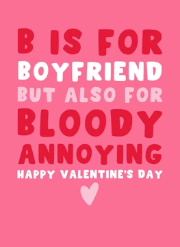 B is for Boyfriend