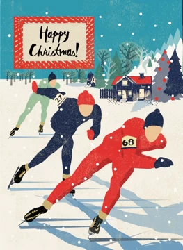 Speed Skater Print