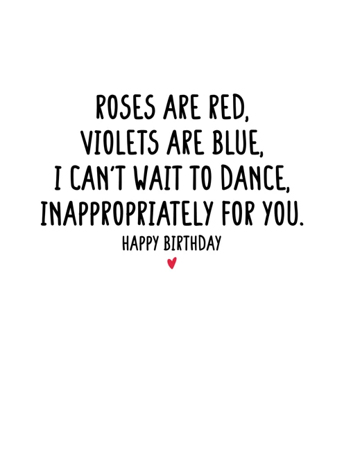 Roses Are Red - Dance Inappropriately