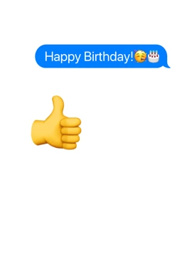 Happy Birthday! Thumbs Up