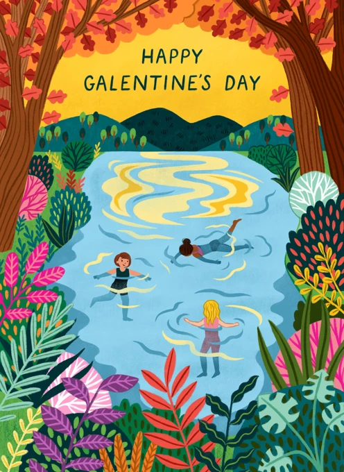 Happy Galentine's Day - Wild Swimming