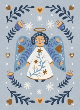 Folk Art Christmas Angel