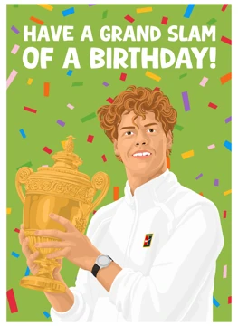 Have a Grand Slam of a Birthday - Jannik Sinner