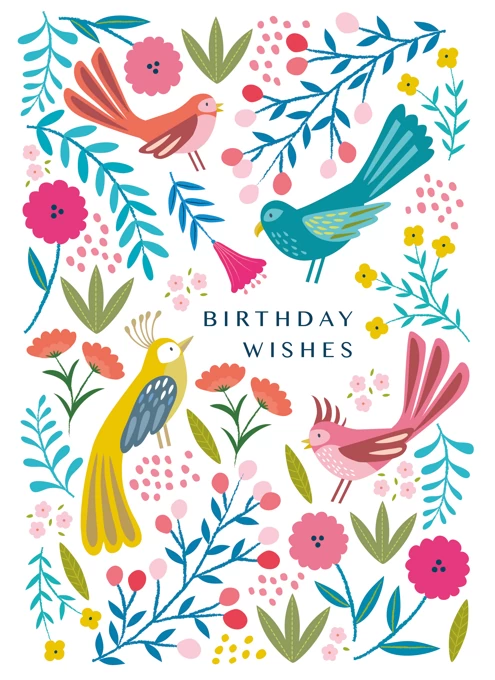 Colourful Boho Birds