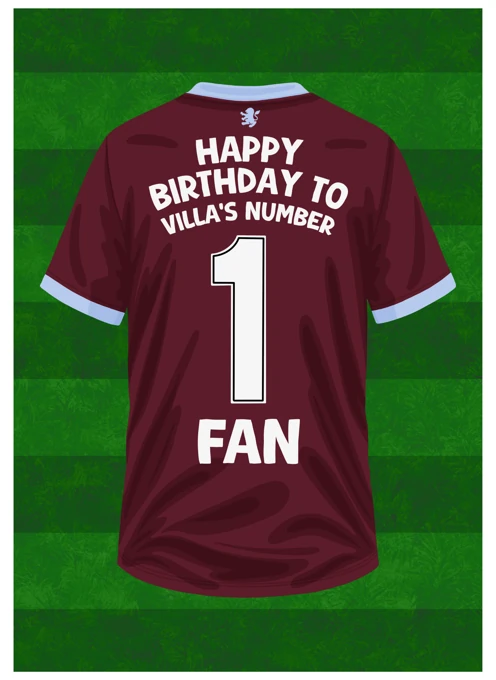 Happy Birthday to Villa's Number 1 Fan