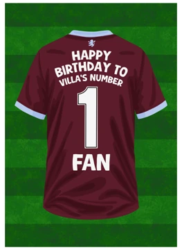 Happy Birthday to Villa's Number 1 Fan